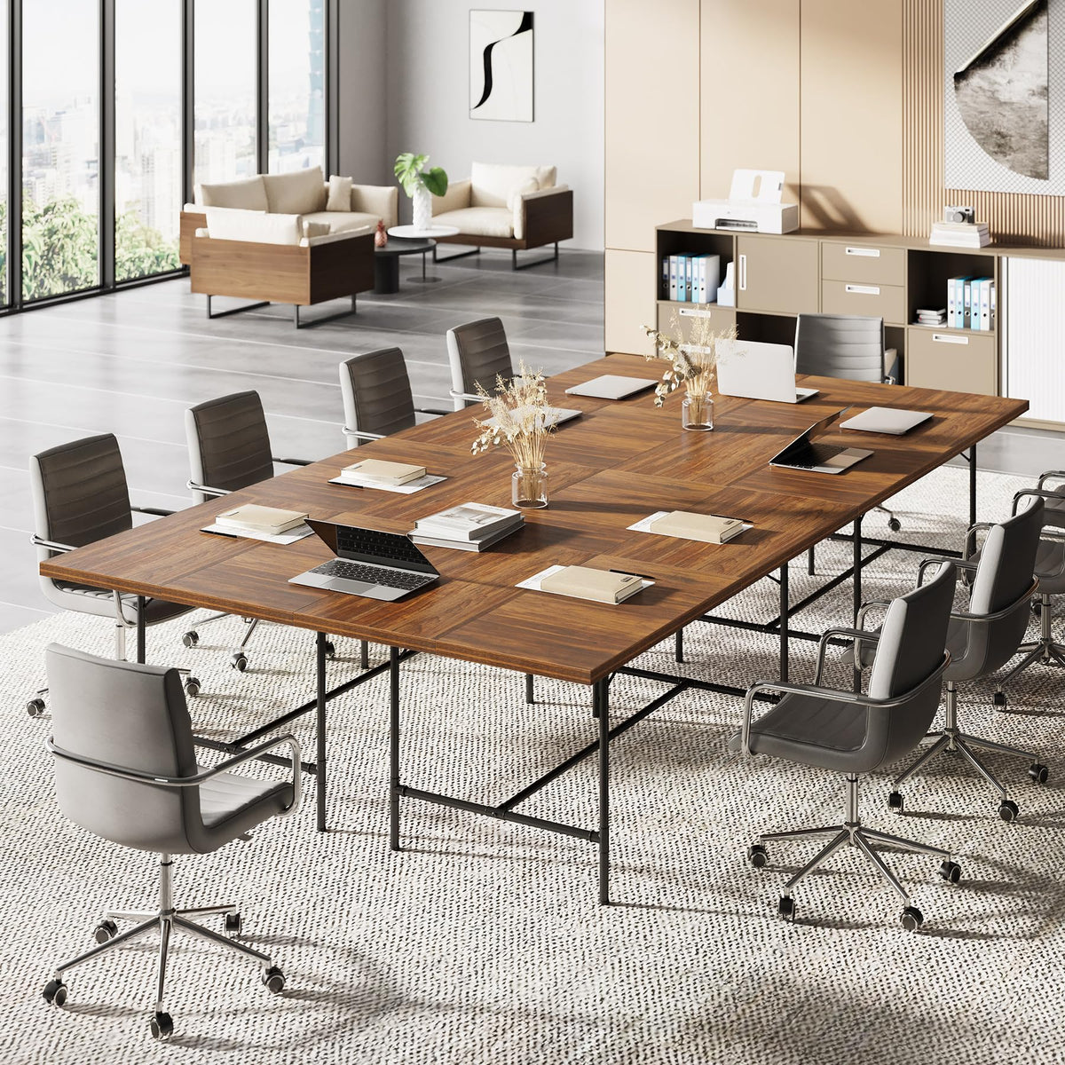 LITTLE TREE 6FT Conference Table, Rectangle 70.8" W x 35.4" D Meeting Table, Seminar Table for Office Conference Room