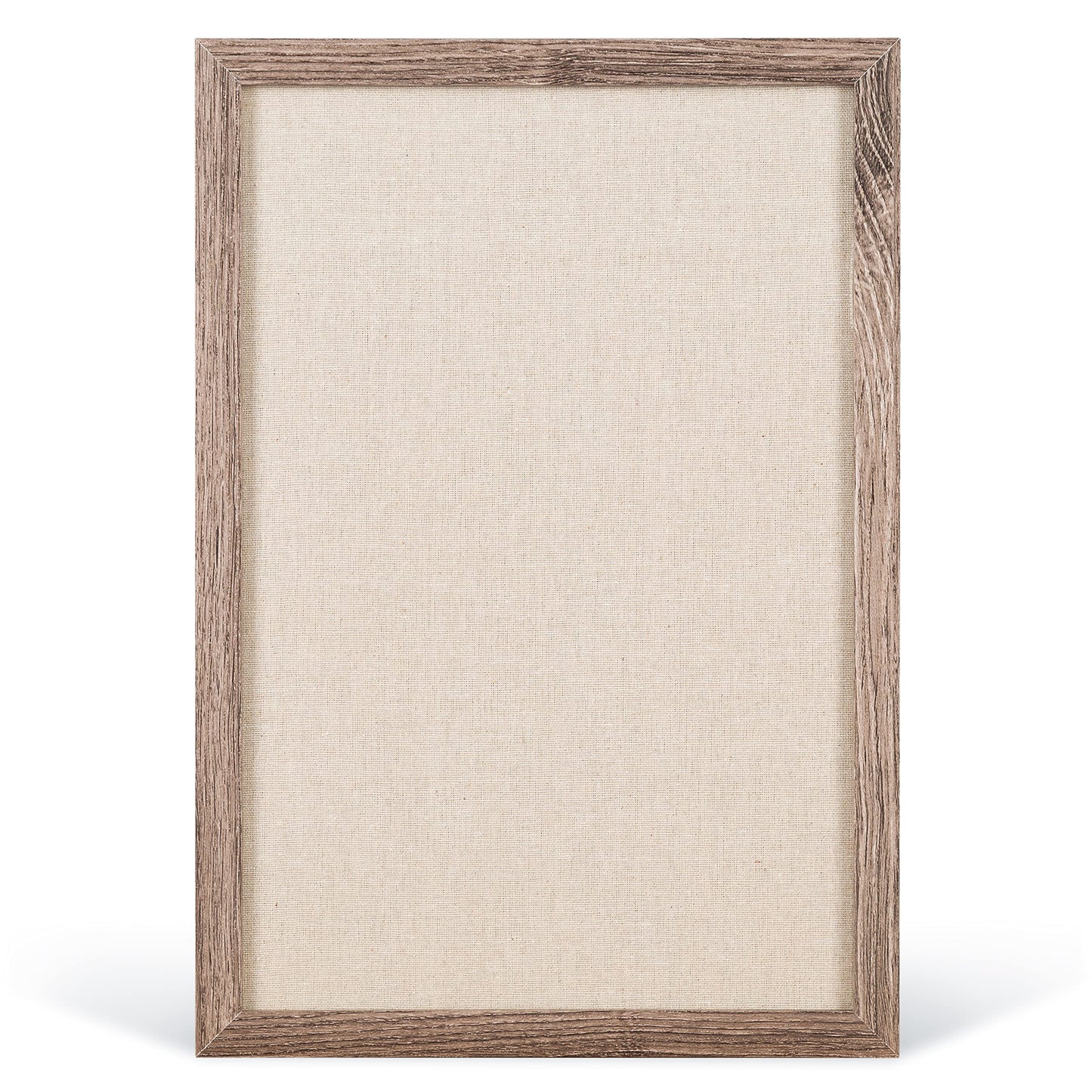 U Brands Organization Center Kit, Rustic Wood Frame, Includes Magnetic Dry Erase Calendar, Magnetic Whiteboard, Linen Bulletin Board, Along with 6 Pins, 4 Markers, and 4 Magnets (4835U00-01)